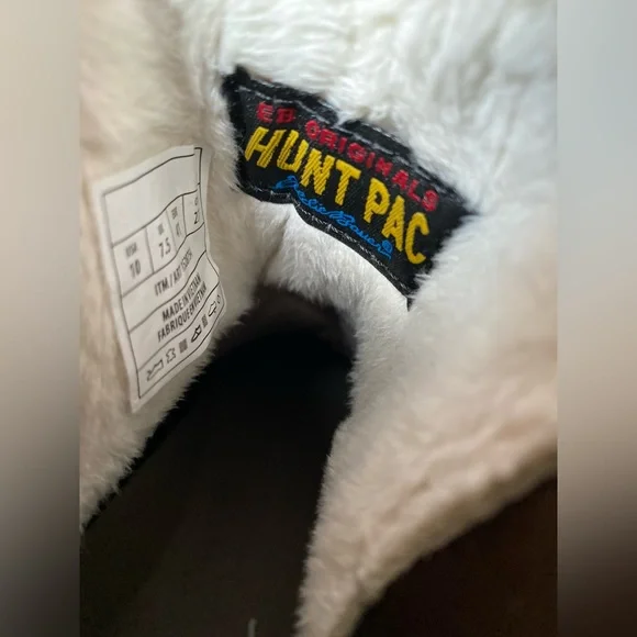 Eddie Bauer Hunt PAC Slip on Boots Wheat Tan Brown Size 10 Duck Waterproof - Picture 14 of 15